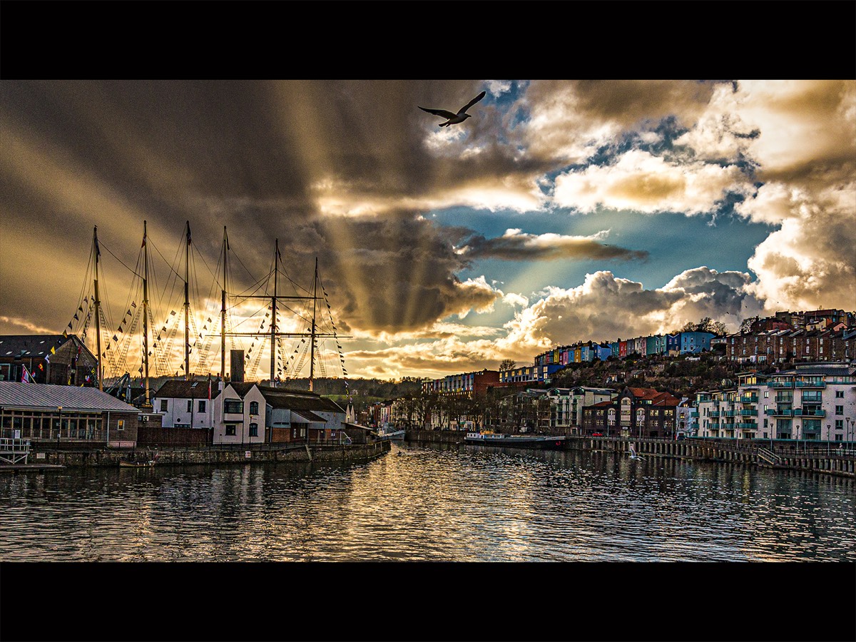 Floating Harbour At Dusk